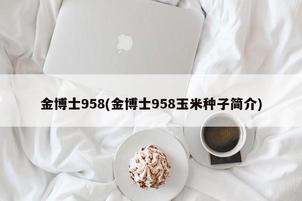 金博士958(金博士958玉米种子简介)