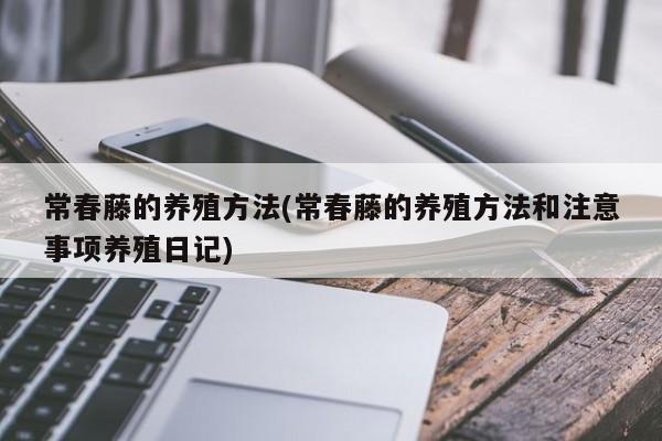 常春藤的养殖方法(常春藤的养殖方法和注意事项养殖日记)